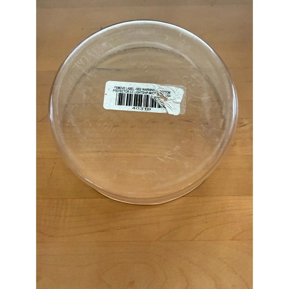 Longaberger Basket Clear Plastic Protector #40319 CC Flagship 6.5